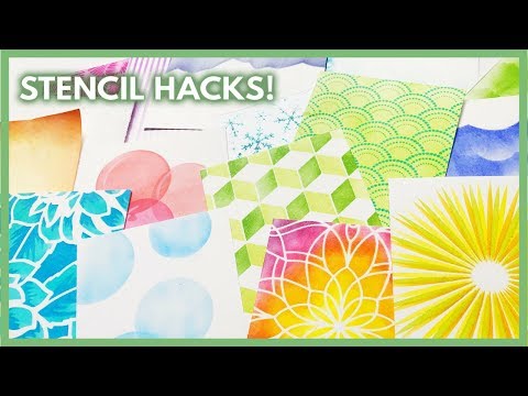 20 Stencil Tips and Techniques You'll Want To Try ASAP Video