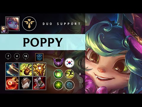 Poppy Support vs Nautilus - KR Master Patch 26.02