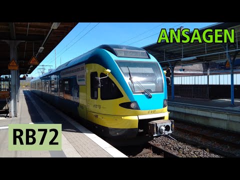[Eurobahn] Ansagen der RB72 Herford - Paderborn Hbf
