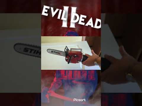 Made a toy chainsaw hand for my little cousin. #chainsaw #evildead #ashwilliams #stihl