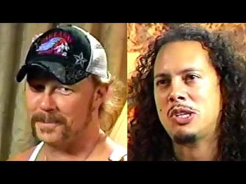 high Hammett defends St Anger (James tries not to laugh)