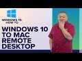 How to Easily Remote Access your Mac from Windows 10 with VNC client