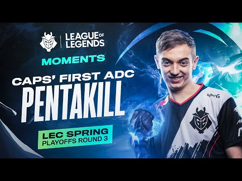 Caps' First ADC Pentakill | LEC Spring 2020 Playoffs G2 vs Origen Moments
