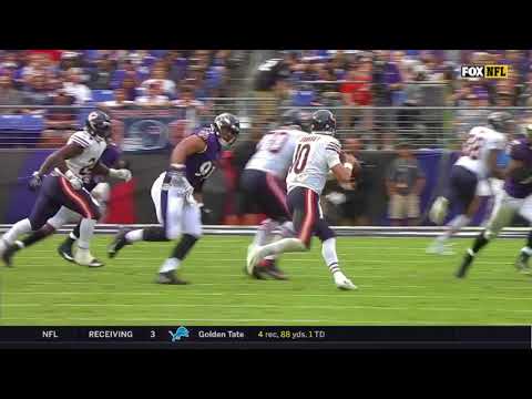 2017 - Week 6 - Mitchell Trubisky EVERY PASS vs Ravens