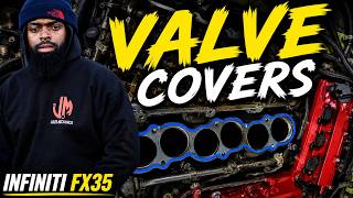 How to Replace infiniti fx35 G35 valve cover gasket