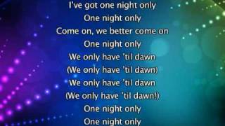 Beyonce - One Night Only (Dreamgirls Mix), Lyrics In Video