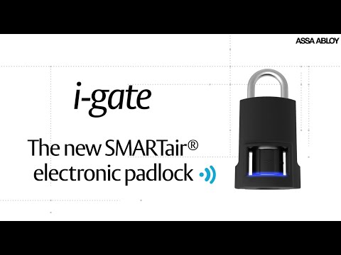 New SMARTair electronic padlock is built to resist attacks and withstand every weather condition.