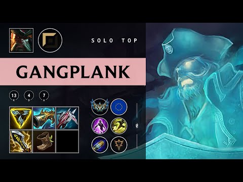 Gangplank Top vs Darius - EUW Challenger Patch 25.24