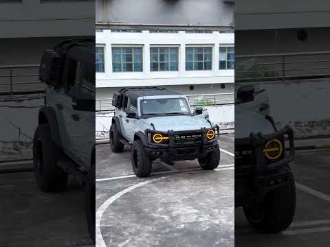 does the bronco drive like a jeep ??Girl driving Ford Bronco raptor truck| #shorts #short #ford #suv