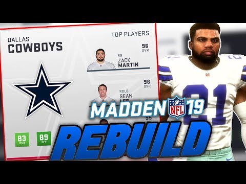 Dallas Cowboys Rebuild | Madden 19 Franchise Rebuild
