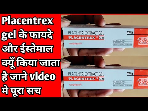 Placenta extract gel