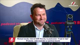 Proiecte, politică şi administraţie locală cu preşedintele USR Neamţ, consilierul local Manuel Iacob