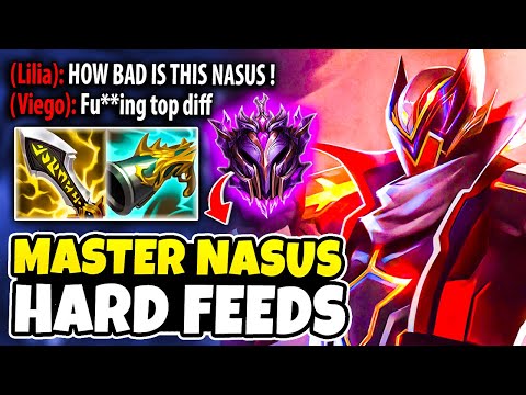 This Master Nasus COMPLETELY Gave Up After Trying To Lane Against Me!