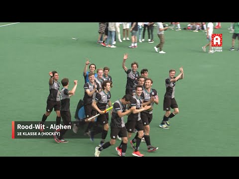 Samenvatting kampioenswedstrijd Rood-Wit - Alphen (zondag 22 mei)