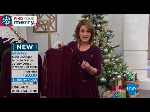 HSN | Nina Leonard Fashions Premiere 10.26.2018 - 02 PM