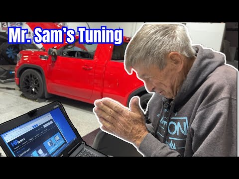 Teaching Mr. Sam how to tune using HPtuners!