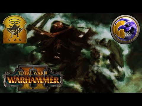 The Sneaky Tomb King HEXWRAITHS GAMBIT. Tomb Kings Vs Greenskins. Total War Warhammer 2, Multiplayer