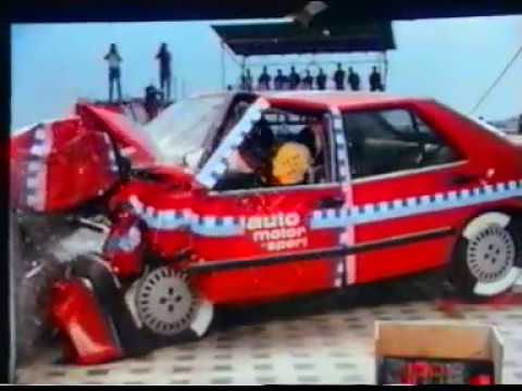 Crashtest Obere Mittelklasse 1990