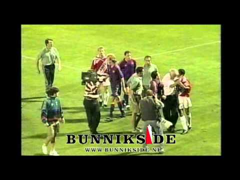 Dries Bourssata aan de stok met selectie Barcelona 1995-1996