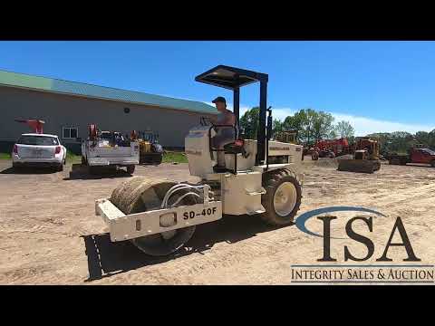 1080 - Ingersoll Rand SD-40F Roller Compactor Will Be Sold At Auction!