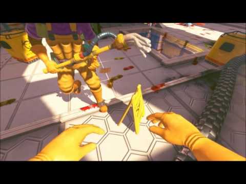 Blind Co-op let's play Viscera Cleanup Detail with Pgames-food 4
