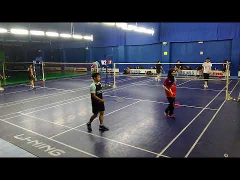 Badminton MuhibbahTeam Mixed Double Social Sparring - Quzairie / Zaty Vs Iq / Wong
