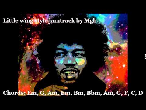 Little wing style Backing track