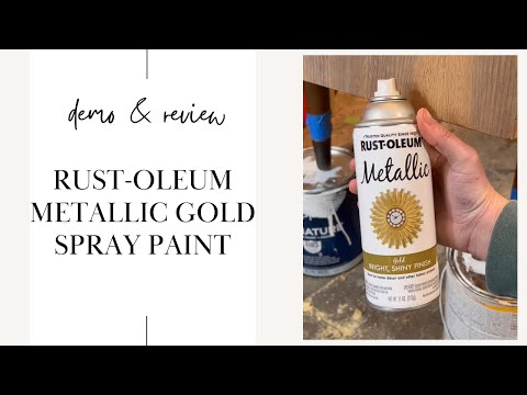 The Best Gold Spray Paint for Furniture Hardware & Mid Century Modern Dresser Restorations!