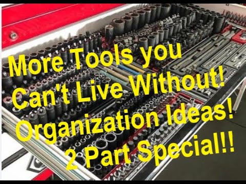 Ultimate Mechanic Tool Extravaganza! New Tools, Organization Ideas Pt1 (with product links)