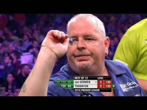ᴴᴰ Michael van Gerwen vs Robert Thornton | Week 8 | Betway Premier League Darts 2016
