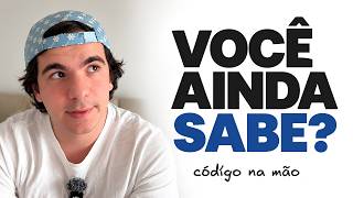 É Vantagem Escrever código na mão?