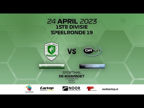 GZV WATERGRAS - OACN BOYS | SAMENVATTING | SPEELRONDE 19 24 APRIL 2023 |