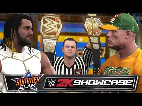 WWE 2K17 2K Showcase - SETH ROLLINS IS DOUBLE CHAMP!  (Architect 2K Showcase Custom DLC)