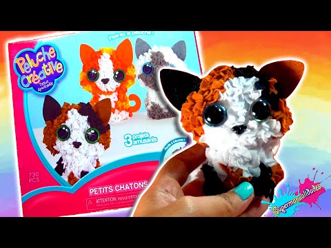 Haciendo peluches de gatito con un kit DIY (Plush crafts) - Supermanualidades