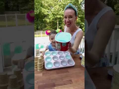 ICE CREAM PARTY HACK🍦this is so genius and saves so much time!! #trending #momhacks #viral #shorts
