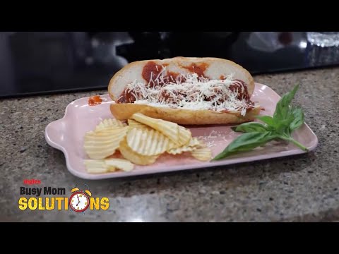 Busy Mom Solutions: Crockpot Italian Meatball Subs