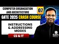 COA 07 Instructions Addressing Modes CS IT GATE 2025 Crash Course