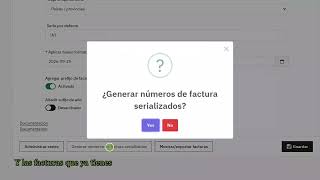 Varias series de facturas, en menos de 2 minutos