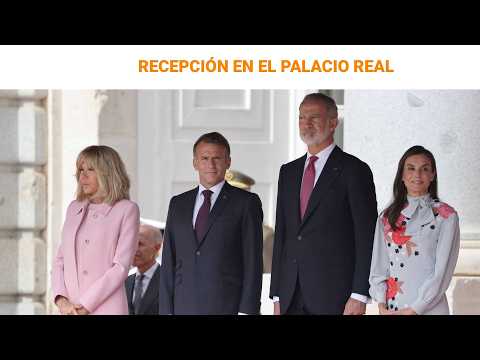 🔴DIRECTO | Los reyes reciben a Emmanuel Macron en el Palacio Real de Madrid | RTVE Noticias