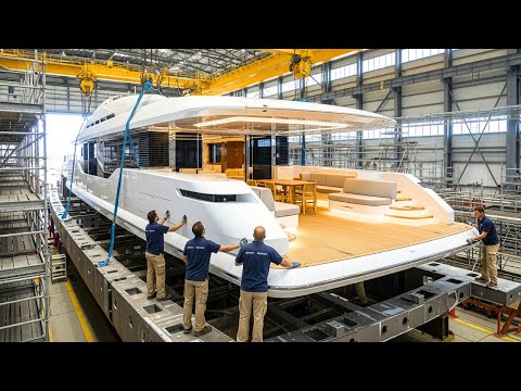 Secret Hand-Crafting Mahogany Wood Into Luxury Yacht Interiors