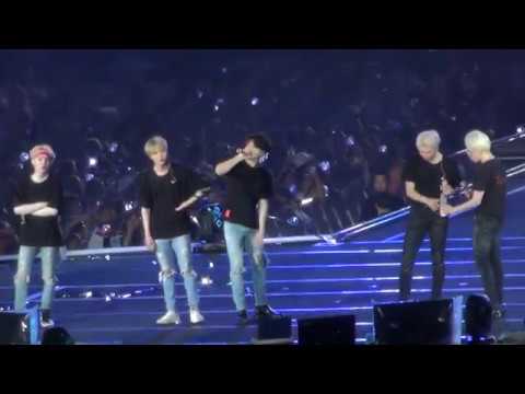 190406 BTS (방탄소년단) World Tour Love Yourself in Bangkok Day1 - 엔딩멘트 Enging Ment 1