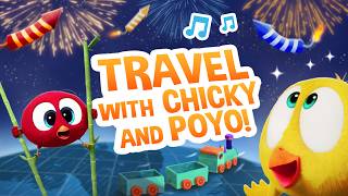 Download lagu Travel with Chicky and Poyo 🚂 Chicky Nursery Rhymes & Kids Songs mp3