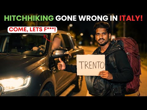 S*xually Harassed while Hitchhiking in Italy! 🇮🇹