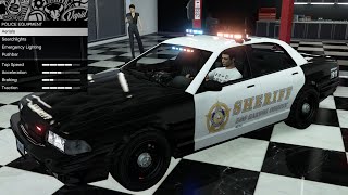 GTA 5 - DLC Vehicle Customization - COP CARS! | Vapid Stanier LE Cruiser & Unmarked Cruiser