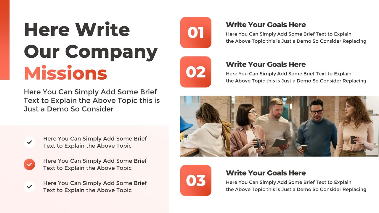 PowerPoint Template for Mission Statement