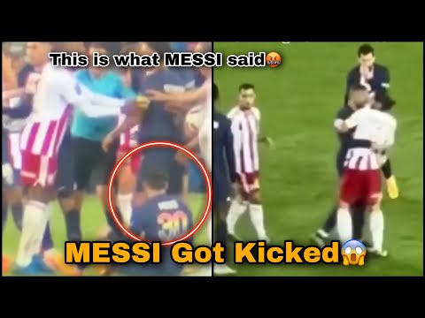🚨MESSI Kicked By Ajaccio Players During PSG Fight (FULL VIDEO)🥶