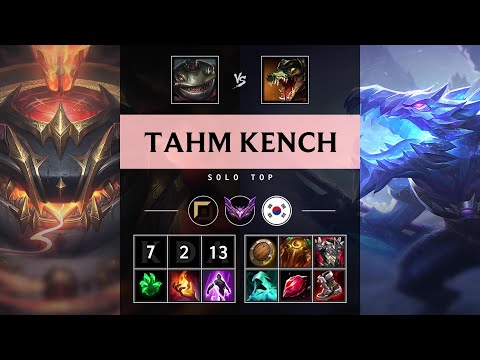 Tahm Kench Top vs Renekton - KR Master Patch 25.10