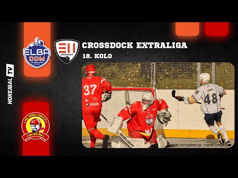 Highlights 18. kola CROSSDOCK Extraligy hokejbalu Elba DDM Ústí nad Labem vs HBC Hradec Králové 1988
