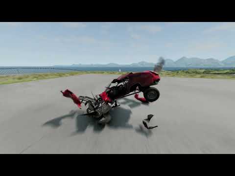 High-Speed BeamNG Car Crash: Big Spinner Collision Madness!