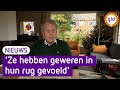 'Ze hebben geweren in hun rug gevoeld'